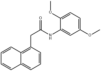 N-(2,5-dimethoxyphenyl)-2-(1-naphthyl)acetamide Struktur