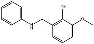 2-methoxy-6-[(phenylamino)methyl]phenol Struktur