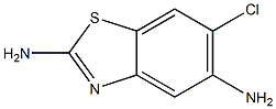 2,5-Benzothiazolediamine,6-chloro-(9CI) Struktur