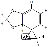 Spiro[1,3-benzodioxole-4(3aH),2-oxirane]  (9CI) Struktur