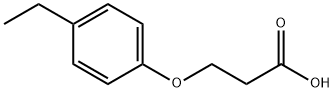 3-(4-ethylphenoxy)propanoic acid Struktur