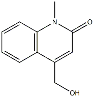 2(1H)-Quinolinone,4-(hydroxymethyl)-1-methyl-(9CI) Struktur