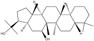 Hopane-15α,22-diol Struktur