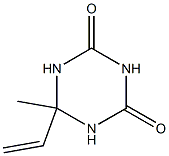 1,3,5-Triazine-2,4(1H,3H)-dione,6-ethenyldihydro-6-methyl-(9CI) Struktur