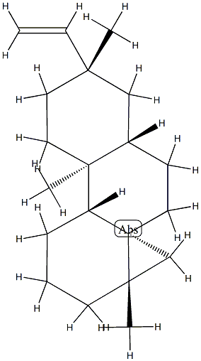 (3aS,4aS,6aα,8S,10bα)-Tetradecahydro-3a,8,10aβ-trimethyl-8-vinylcyclopropa[j]phenanthrene Struktur