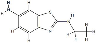 2,6-Benzothiazolediamine,N2-ethyl-(9CI) Struktur