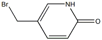 2(1H)-Pyridinone,5-(bromomethyl)-(9CI) Struktur