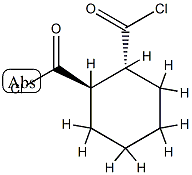 1,2-Cyclohexanedicarbonyl dichloride, (1R,2R)-rel- (9CI) Struktur