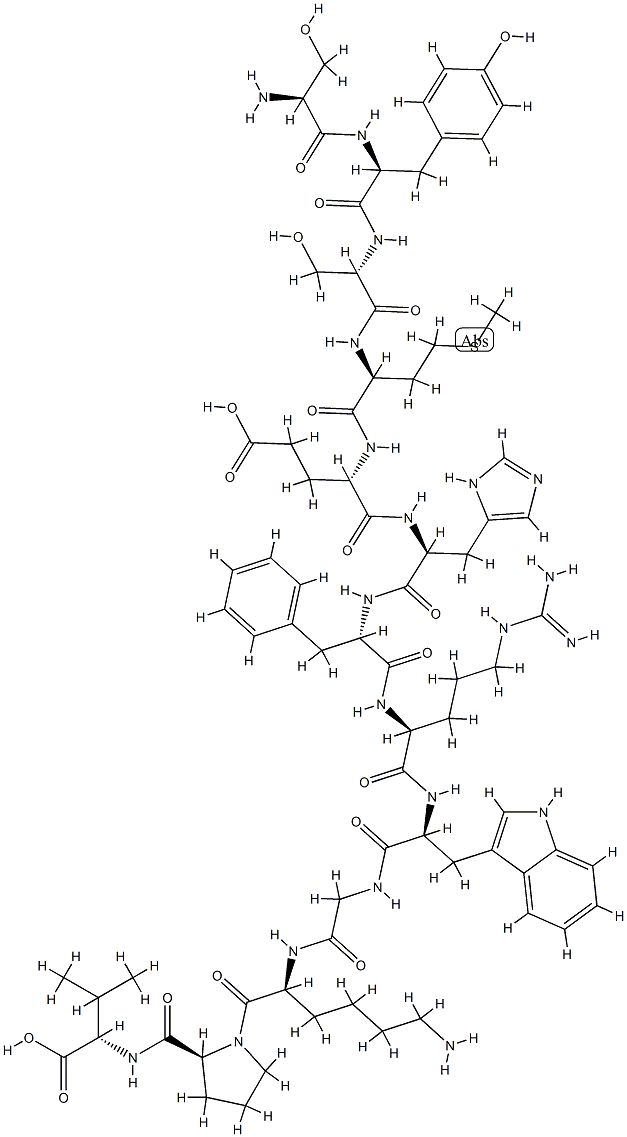 alpha-melanotrophin Struktur