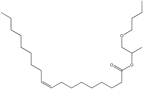 Polyoxy(methyl-1,2-ethanediyl), .alpha.-(9Z)-1-oxo-9-octadecenyl-.omega.-butoxy- Struktur