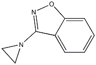 1,2-Benzisoxazole,3-(1-aziridinyl)-(9CI) Struktur