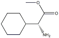 Cyclohexaneacetic acid, a-aMino-, Methyl ester, (aR)- Struktur