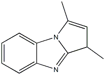 3H-Pyrrolo[1,2-a]benzimidazole,1,3-dimethyl-(9CI) Struktur