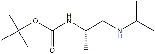 Carbamic acid, [(1S)-1-methyl-2-[(1-methylethyl)amino]ethyl]-, 1,1- Struktur