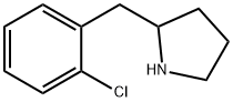 2-[(2-chlorophenyl)methyl]pyrrolidine Struktur