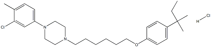 Teroxalene hydrochloride Struktur