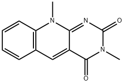 3,10-dimethyl-5-deazaisoalloxazine Struktur