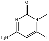 2(1H)-Pyrimidinone,4-amino-6-fluoro-1-methyl-(9CI) Struktur