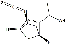 Bicyclo[2.2.1]heptane-2-methanol, 5-isothiocyanato--alpha--methyl-, (1R,2S,4R,5S)-rel- (9CI) Struktur