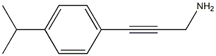 2-Propyn-1-amine,3-[4-(1-methylethyl)phenyl]-(9CI) Struktur