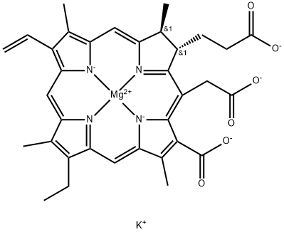 TRIPOTASSIUMCHLOROPHYLLINA Struktur