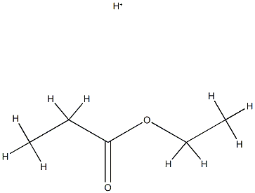 Propanoic  acid,  conjugate  acid  (1:1) Struktur