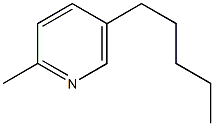 2-Methyl-5-pentylpyridine Struktur