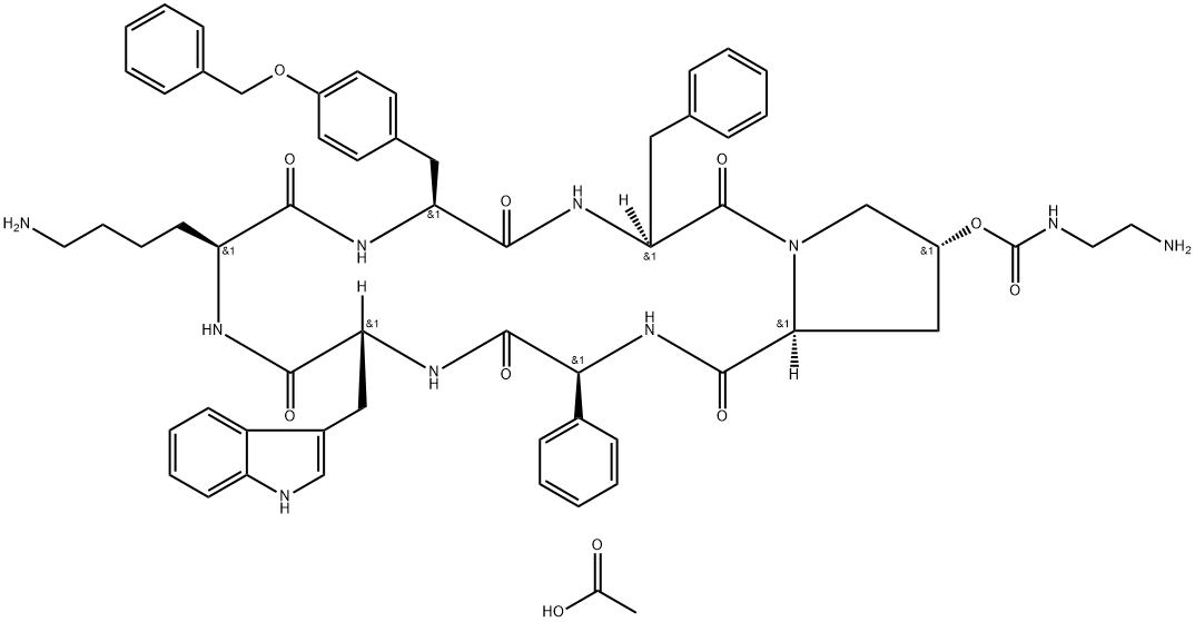 Pasireotide Acetate Struktur