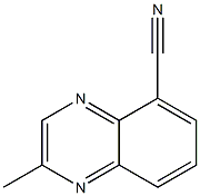 5-Quinoxalinecarbonitrile,2-methyl-(9CI) Struktur