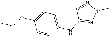 2H-1,2,3-Triazol-4-amine,N-(4-ethoxyphenyl)-2-methyl-(9CI) Struktur