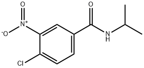 4-chloro-3-nitro-N-(propan-2-yl)benzamide Struktur