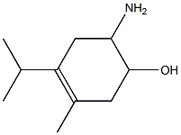 3-Cyclohexen-1-ol,6-amino-3-methyl-4-(1-methylethyl)-(9CI) Struktur