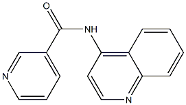 3-Pyridinecarboxamide,N-4-quinolinyl-(9CI) Struktur