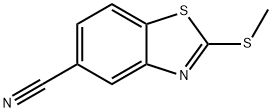 5-Benzothiazolecarbonitrile,2-(methylthio)-(9CI) Struktur