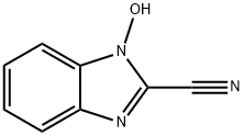 1H-Benzimidazole-2-carbonitrile,1-hydroxy-(9CI) Struktur