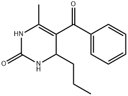 2(1H)-Pyrimidinone,5-benzoyl-3,4-dihydro-6-methyl-4-propyl-(9CI) Struktur