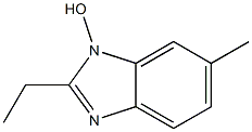 1H-Benzimidazole,2-ethyl-1-hydroxy-6-methyl-(9CI) Struktur