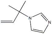 1H-Imidazole,1-(1,1-dimethyl-2-propenyl)-(9CI) Struktur