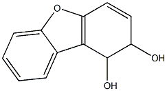 1,2-Dibenzofurandiol, 1,2-dihydro- (9CI) Struktur