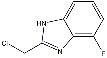 1H-Benzimidazole,2-(chloromethyl)-4-fluoro-(9CI) Struktur