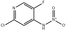 N-(2-chloro-5-luoropyridin-4-yl)nitraMide Struktur