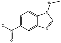 1H-Benzimidazol-1-amine,N-methyl-5-nitro-(9CI) Struktur