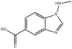 1H-Benzimidazole-5-carboxylicacid,1-(methylamino)-(9CI) Struktur