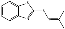 2-Benzothiazolesulfenamide,N-(1-methylethylidene)-(9CI) Struktur