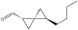 Spiro[2.2]pentanecarboxaldehyde, 4-butyl-, (1R,3S,4S)-rel- (9CI) Struktur