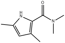 1H-Pyrrole-2-carboxamide,N,N,3,5-tetramethyl-(9CI) Struktur