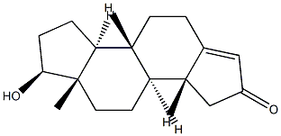 17β-Hydroxy-A-norestr-3(5)-en-2-one Struktur