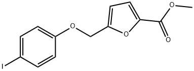 methyl 5-[(4-iodophenoxy)methyl]-2-furoate Struktur