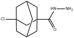 Tricyclo[3.3.1.13,7]decane-1-carboxylic acid, 3-chloro-, hydrazide (9CI) Struktur