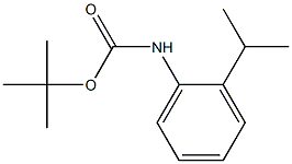 tert-butyl 2-isopropylphenylcarbamate Struktur